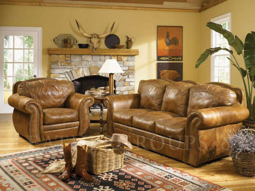 Los Angeles Leather Furniture Collection at LeatherGroups.com