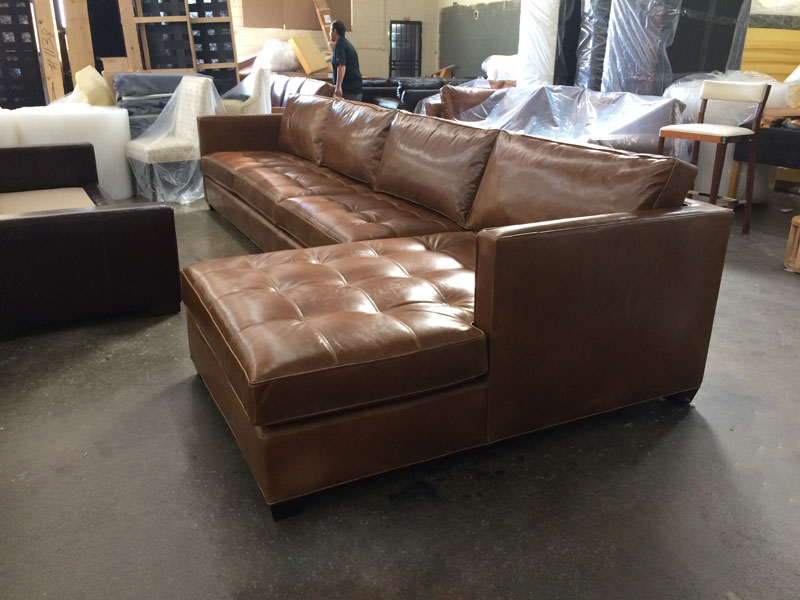 Arizona Xl Leather Sectional In, Leather Sofas Los Angeles