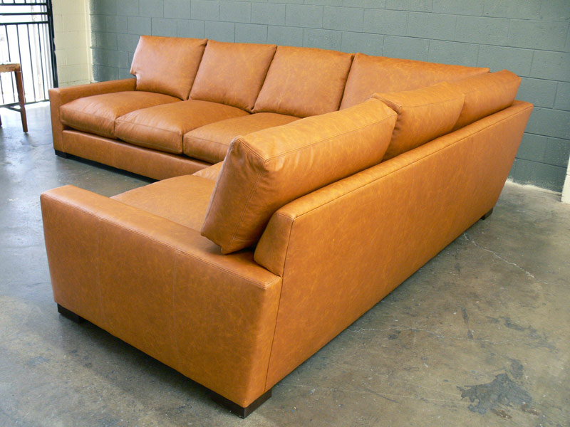 braxton leather sectional sofa