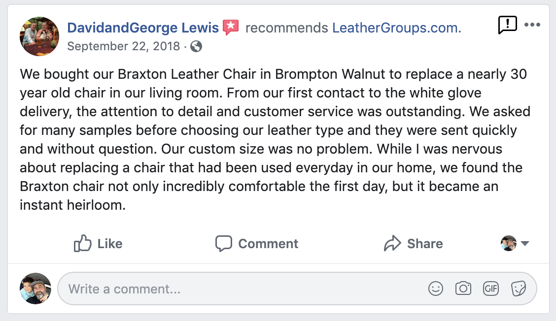 Braxton Leather Chair Review LeatherGroups.com