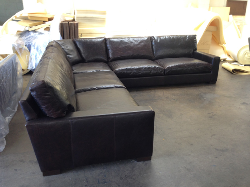 Finished Product - Custom Braxton Grande Corner Sectional Sofa