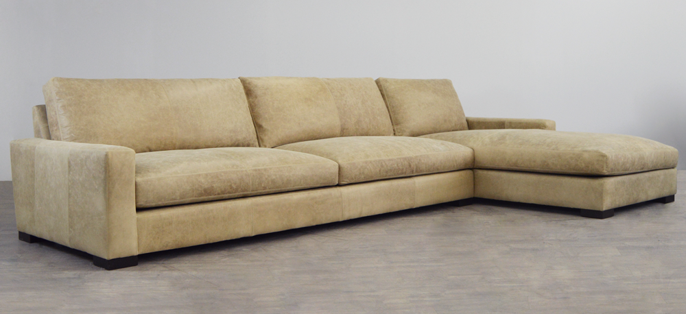 Custom Leather Furniture, Custom Made Leather Sectional Sofa