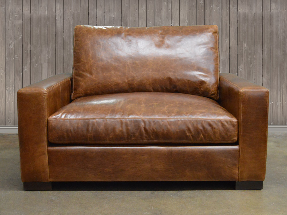 Braxton Leather Chair and a Half :: Leather Chairs ::