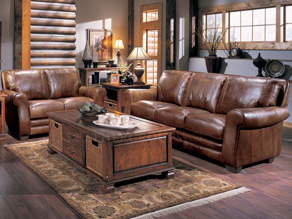 Bowden Leather Furniture Set by Lane Furniture - 548