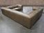 Rear angle view of Bonham Leather U-Sofa Sectional in Brighton Dune Leather
