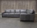 Left Arm Facing Braxton L Sectional Sofa in Italian Glove Mont Blanc Timberwolf