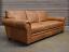 Langston Leather Sofa in Italian Brentwood Tan - front angle view