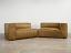 10ft Bonham Sofa - Two Pieces - Italian Berkshire Burlap Leather - back separate
