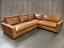 Braxton Mini L Sectional Sofa in Mont Blanc Sycamore leather - front view