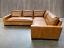 Braxton Mini L Sectional Sofa in Mont Blanc Sycamore leather - RAF side view