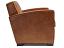 Atlas Leather Chair in Mont Blanc Caramel Leather - side
