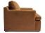 Muir Track Arm Leather Sofa in Full Aniline Burnham Sycamore Nubuck Leather - side