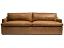 In Stock 96 x 40 Muir Track Arm Leather Sofa in Full Aniline Burnham Sycamore Nubuck Leather - front
