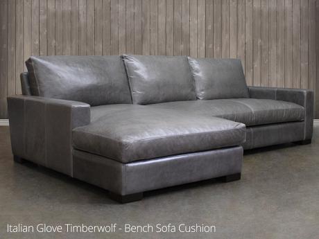 Braxton Leather Sofa Chaise Sectional, Leather Chaise Sofa