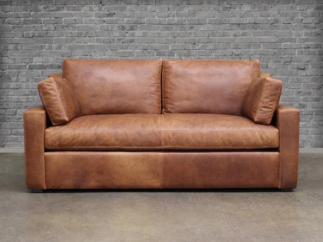 Julien Track Arm Leather Sofa