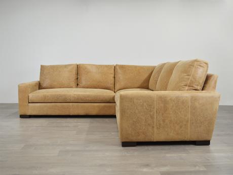 Braxton Leather Corner Sectional Sofa