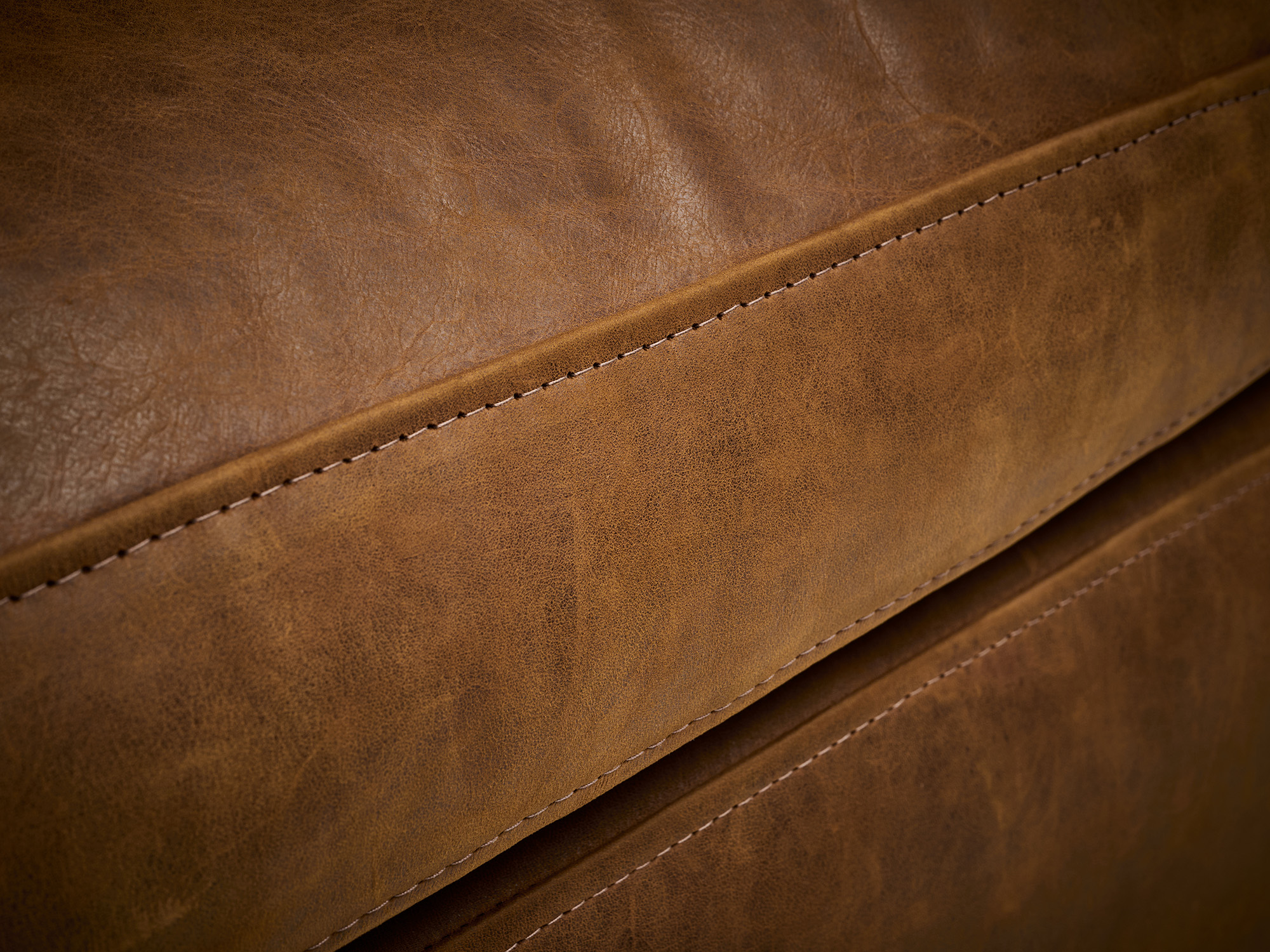 In Stock 36 x 40 Muir Track Arm Leather Chair in Full Aniline Burnham Sycamore Nubuck Leather - detail 2