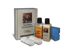 Leather Master Oleosa Revitalizer and Cleaner Kit - Oiled Pullup Leather