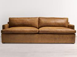 Muir Track Arm Leather Sofa
