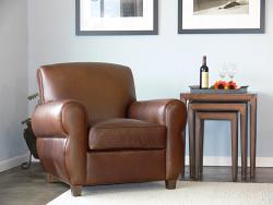 Midtown Leather Club Chair